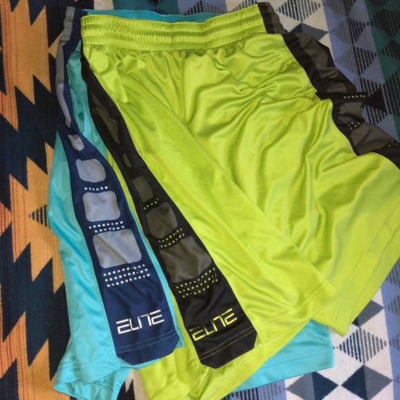 Two Pairs of Nike Elite Basketball Shorts - Picture 2 of 3
